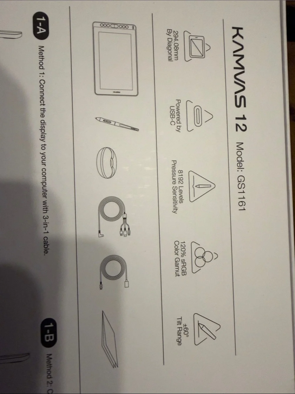 Kamvas 12 Creative Pen Display - Black